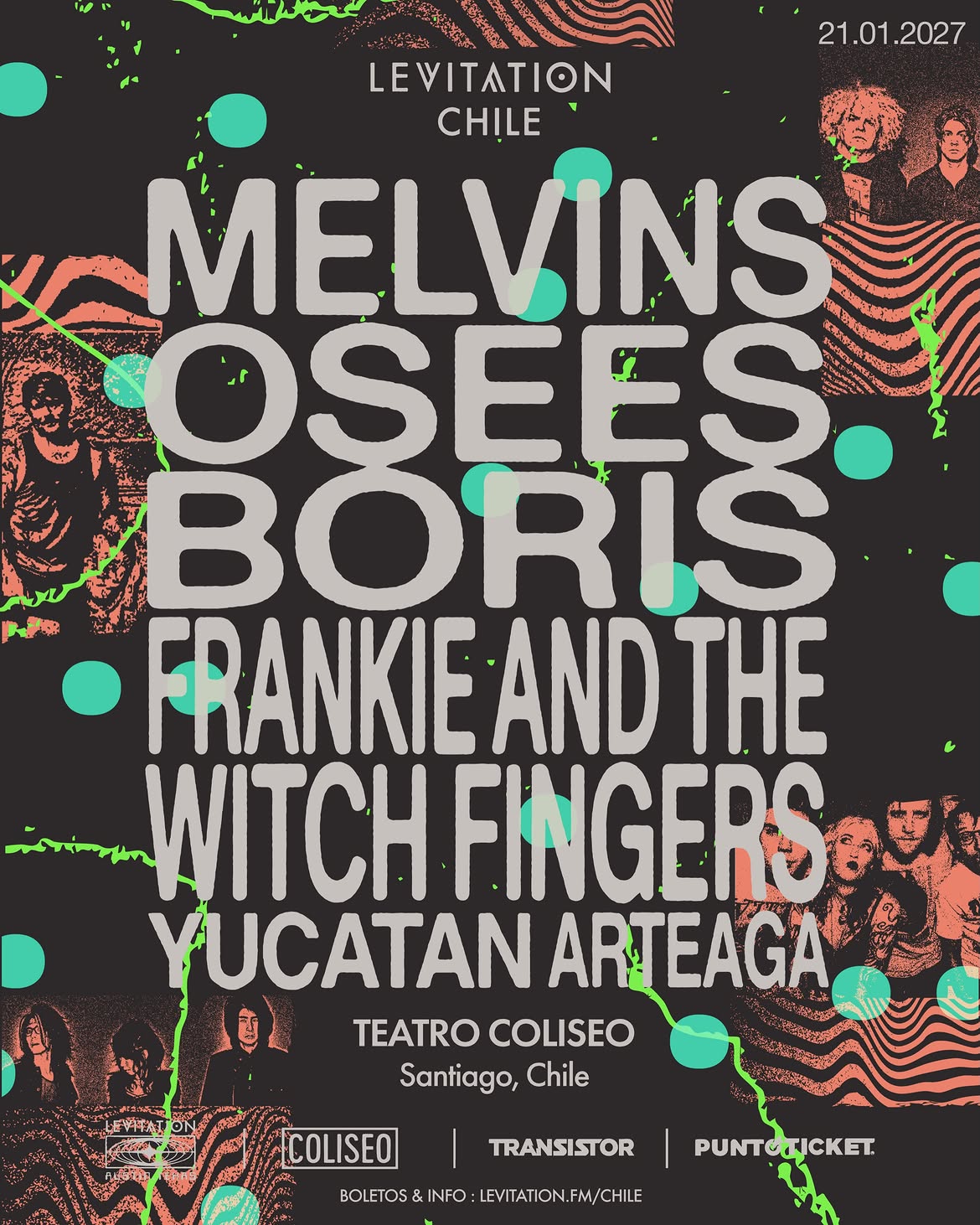 Festival Levitation llega a Chile: Melvins, Osees, Boris y más